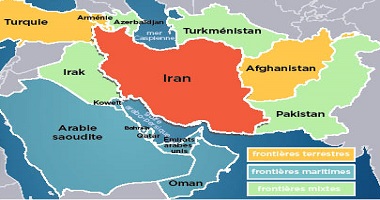 frontière d'Iran avec ses voisins